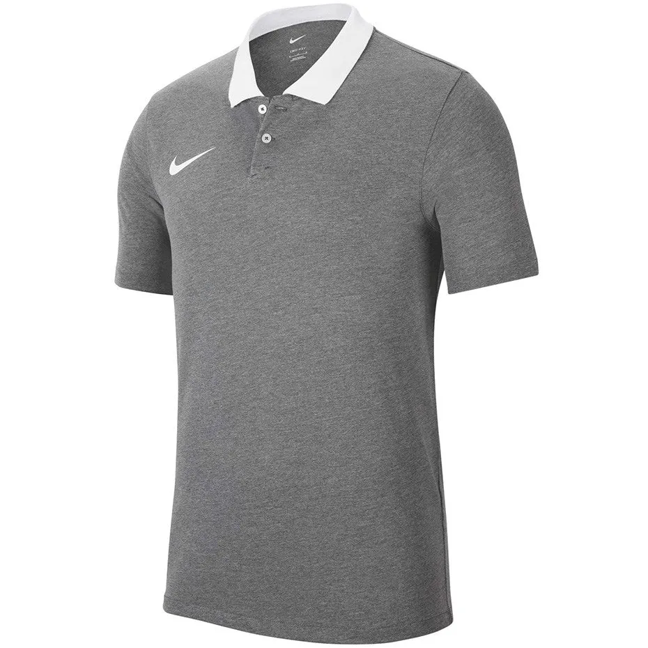 Nike Dri-Fit Park 20 Polo Ss Men's T-Shirt Grey Cw6933 071 M