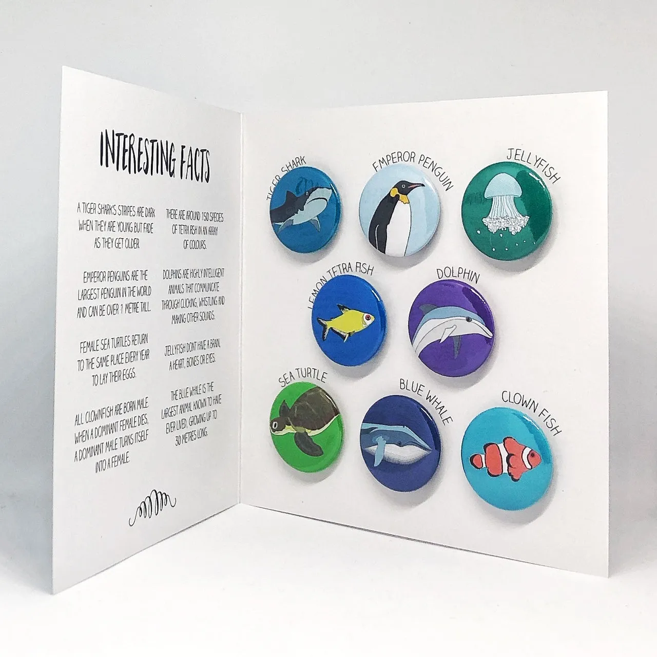 Ocean Creatures Magnet Pack