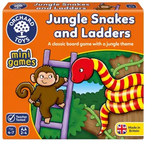 Orchard Toys Mini Games Jungle Snakes & Ladders