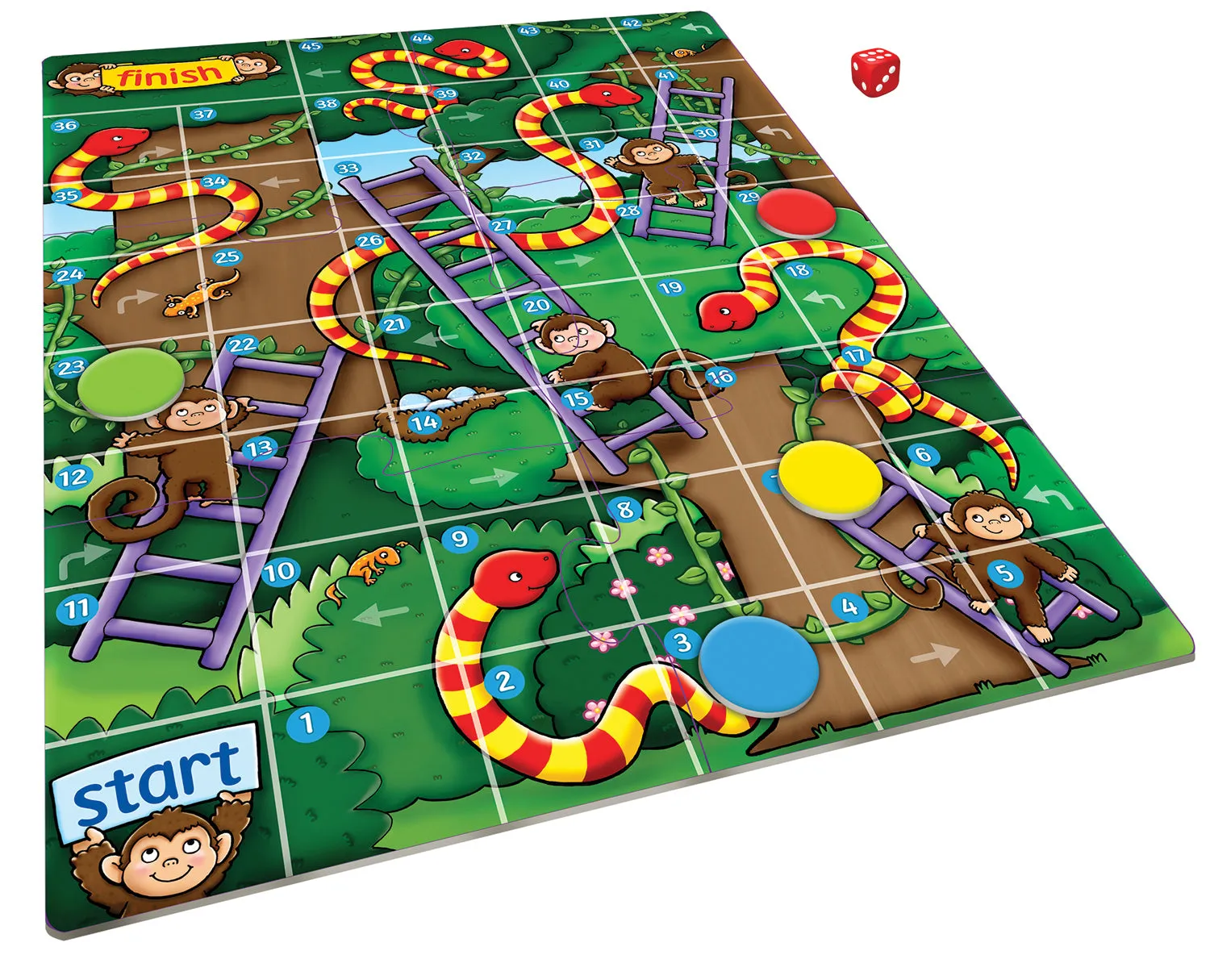 Orchard Toys Mini Games Jungle Snakes & Ladders