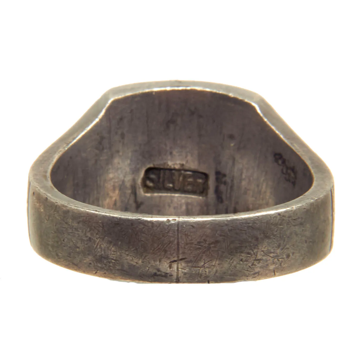 Original U.S. WWII and Korean War Souvenir Ring Set - Naples, Philippines & “GHQ” Far East Command