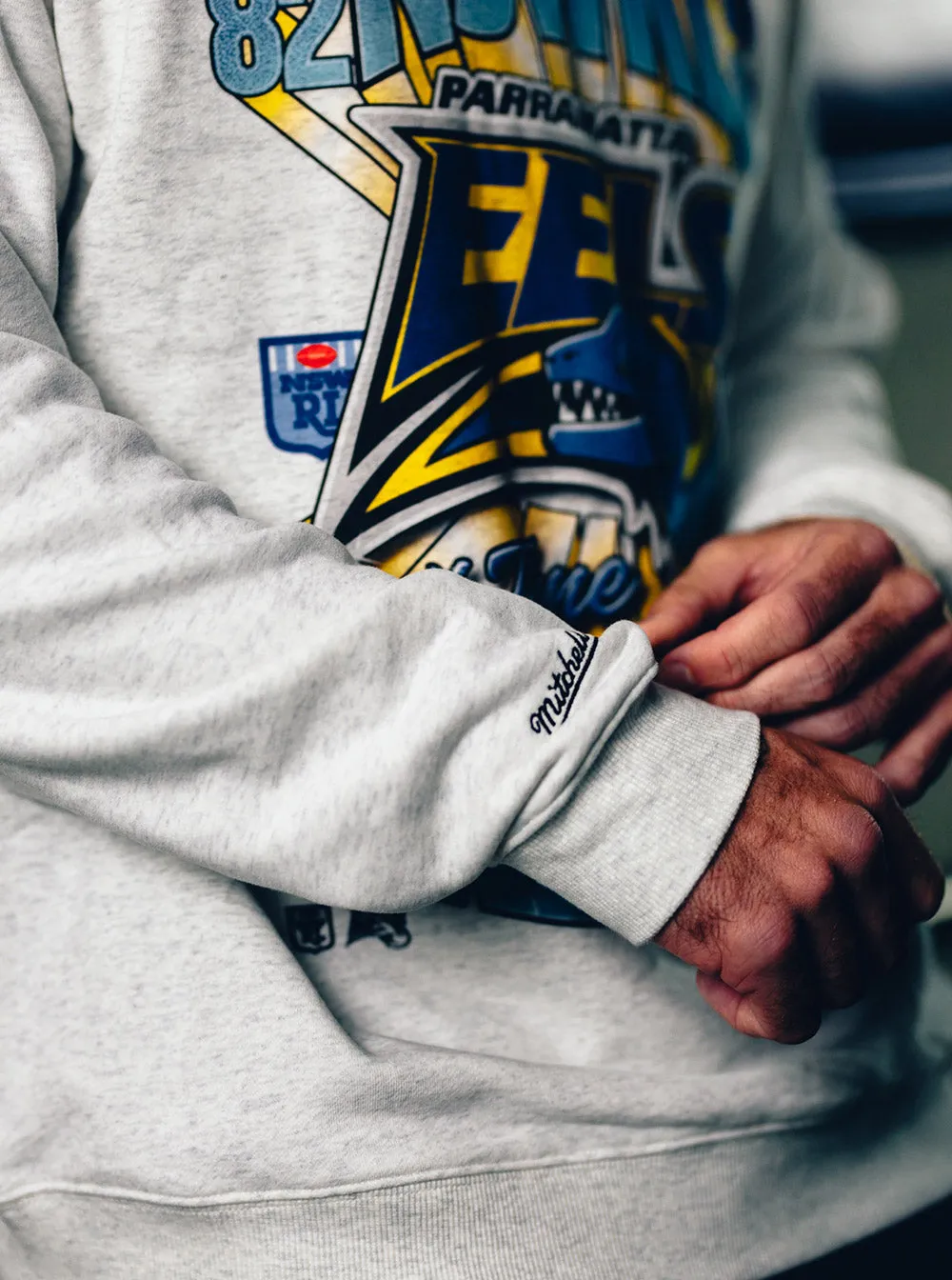 Parramatta Eels x Mitchell & Ness Burst Out Crew