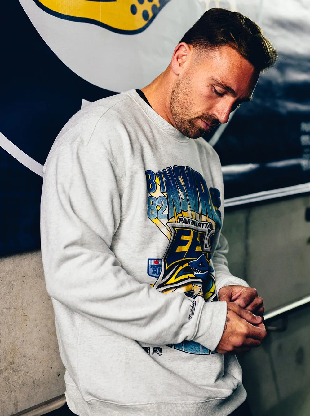 Parramatta Eels x Mitchell & Ness Burst Out Crew