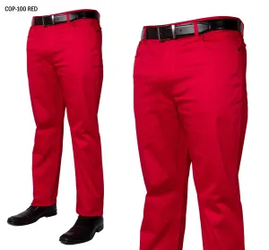 Prestige CP-100 Men's Stretch Jeans - Red