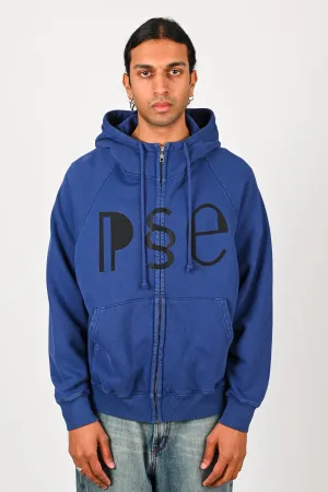 Pseushi Zip Hoodie in Navy