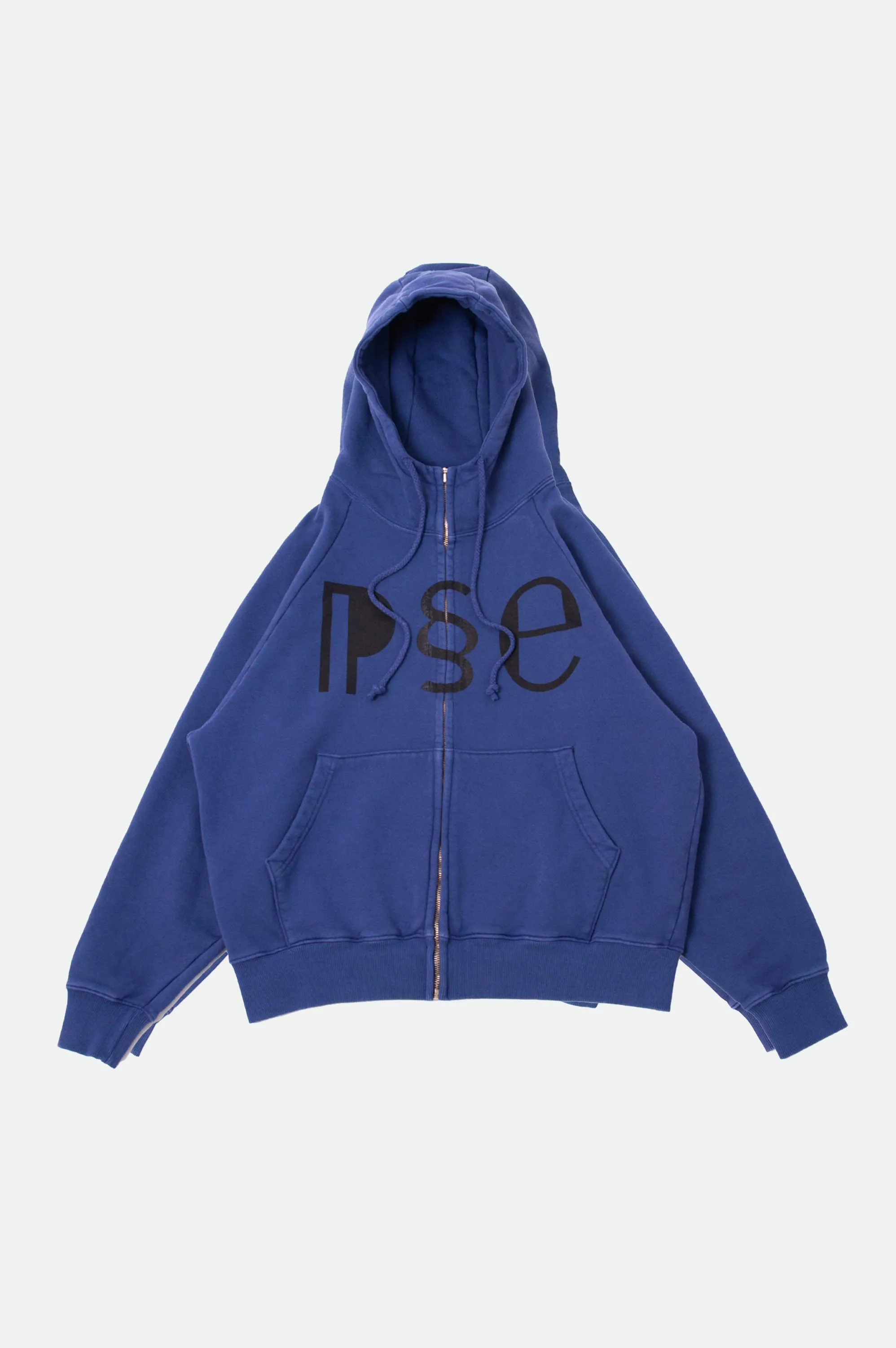 Pseushi Zip Hoodie in Navy