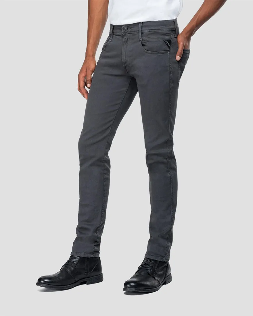 REPLAY R981661M9148 DARK GREY ANBASS HYPERFLEX JEANS