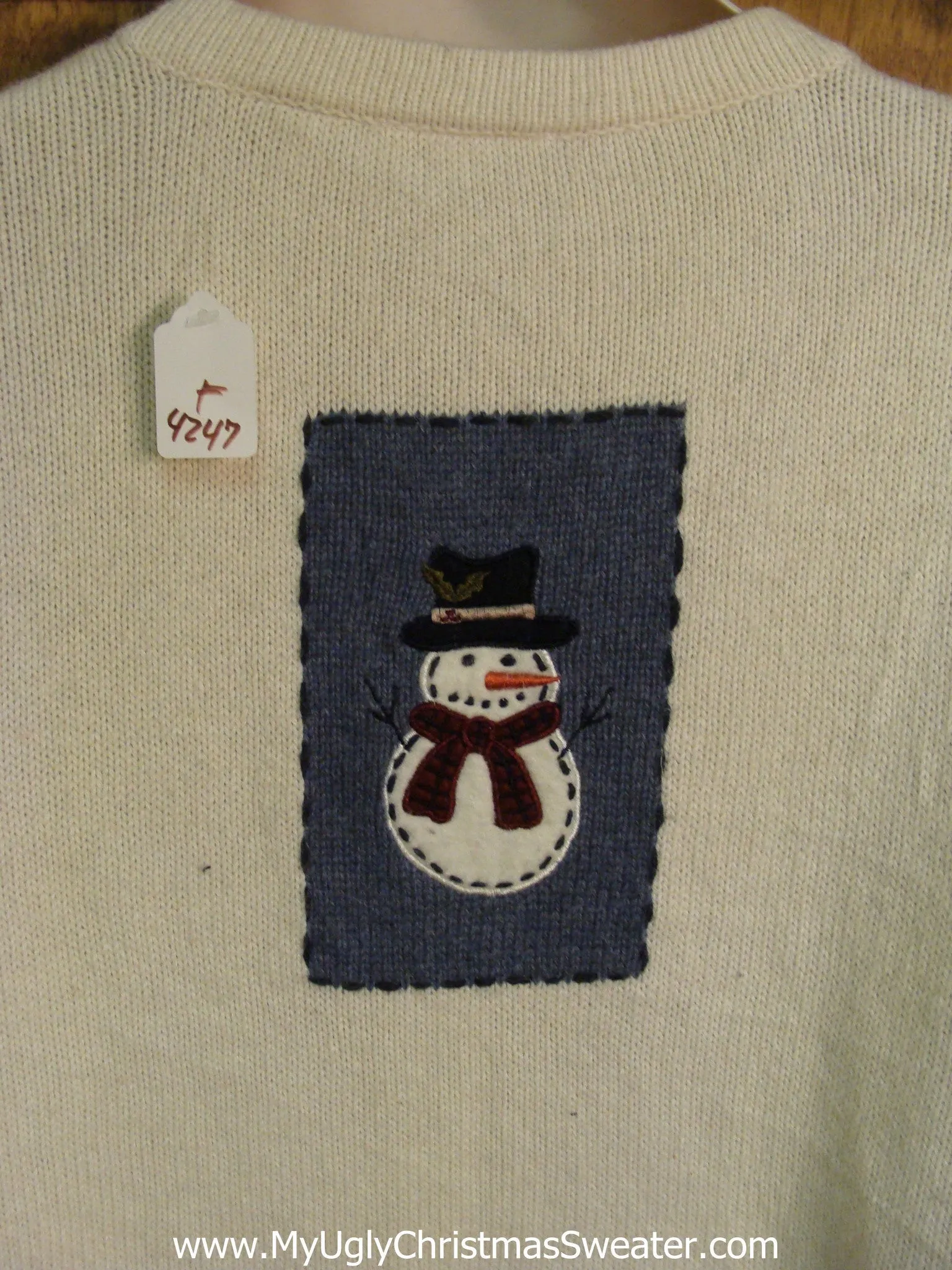 Ridiculous Snowman and Snowflakes Ugliest Christmas Sweater