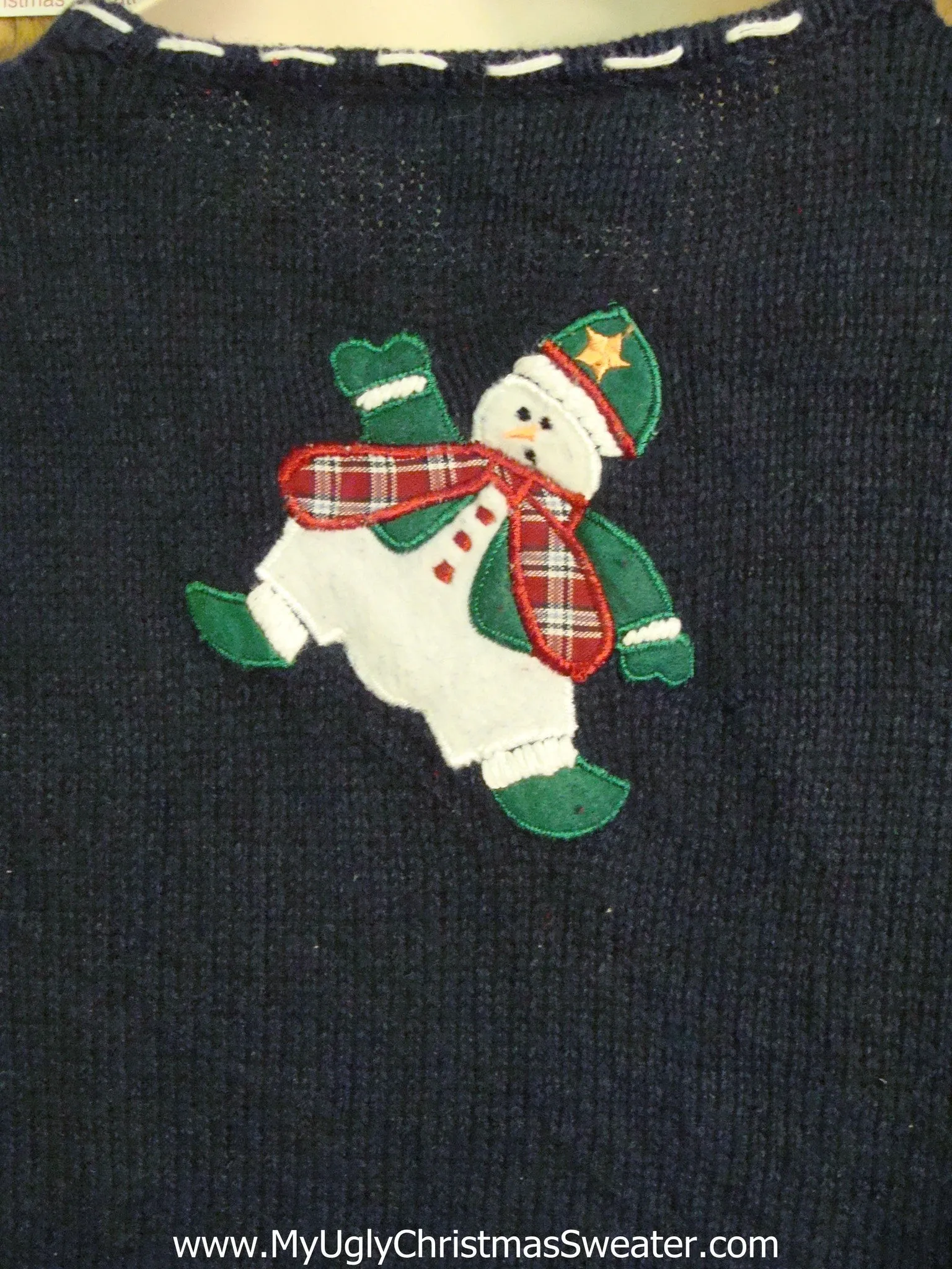 Ridiculous Tumbling Snowmen Ugliest Christmas Sweater Vest