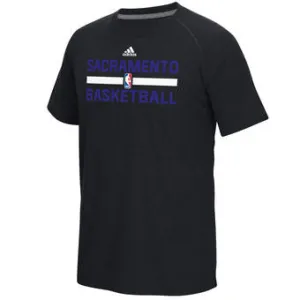 Sacramento Kings Adidas Black Practice Youth Shirt