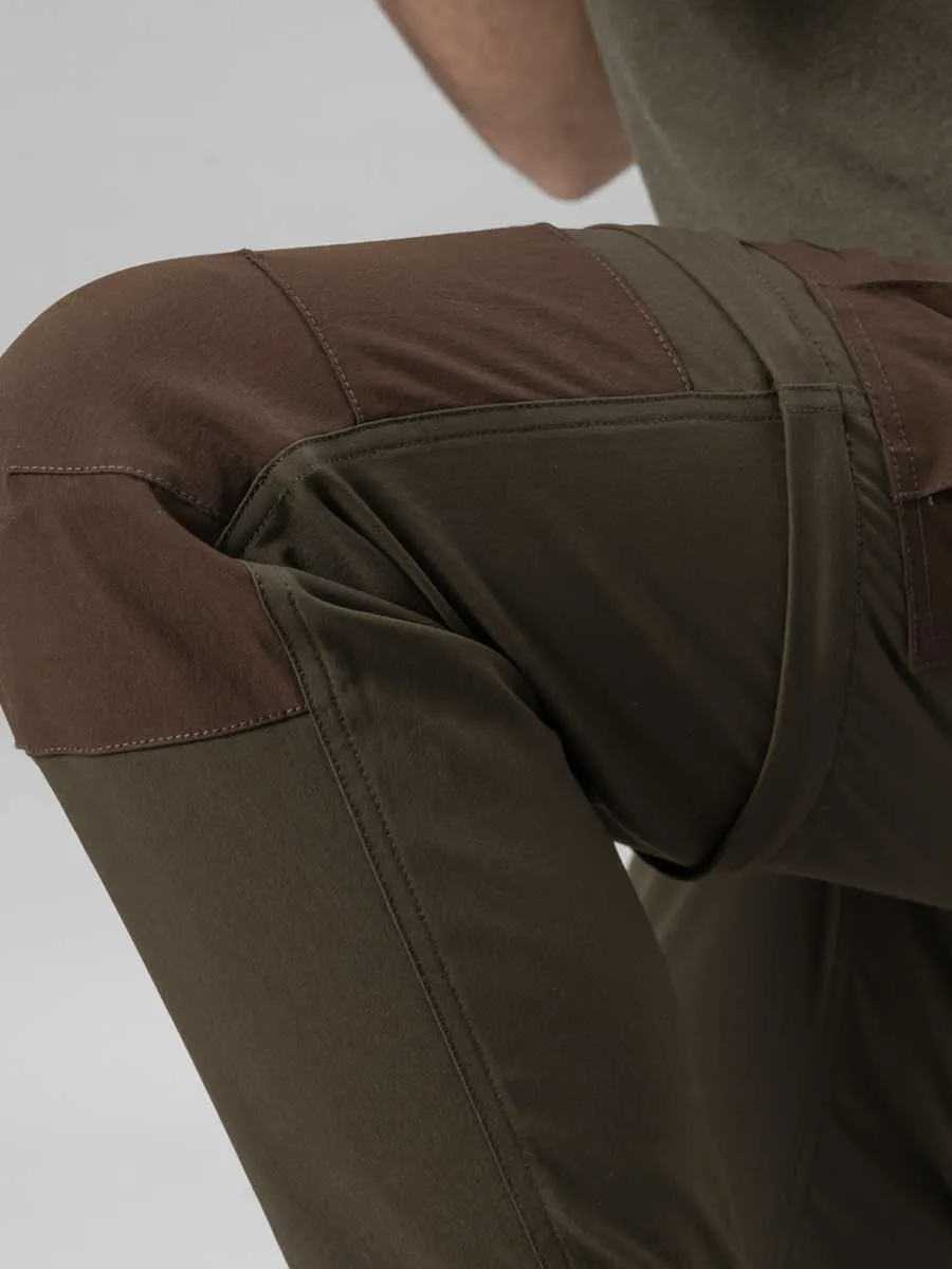 SEELAND Birch Zip-off Trousers - Men's - Pine Green/Demitasse Brown