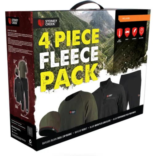 STONEY CREEK 4 PIECE FLEECE PACK