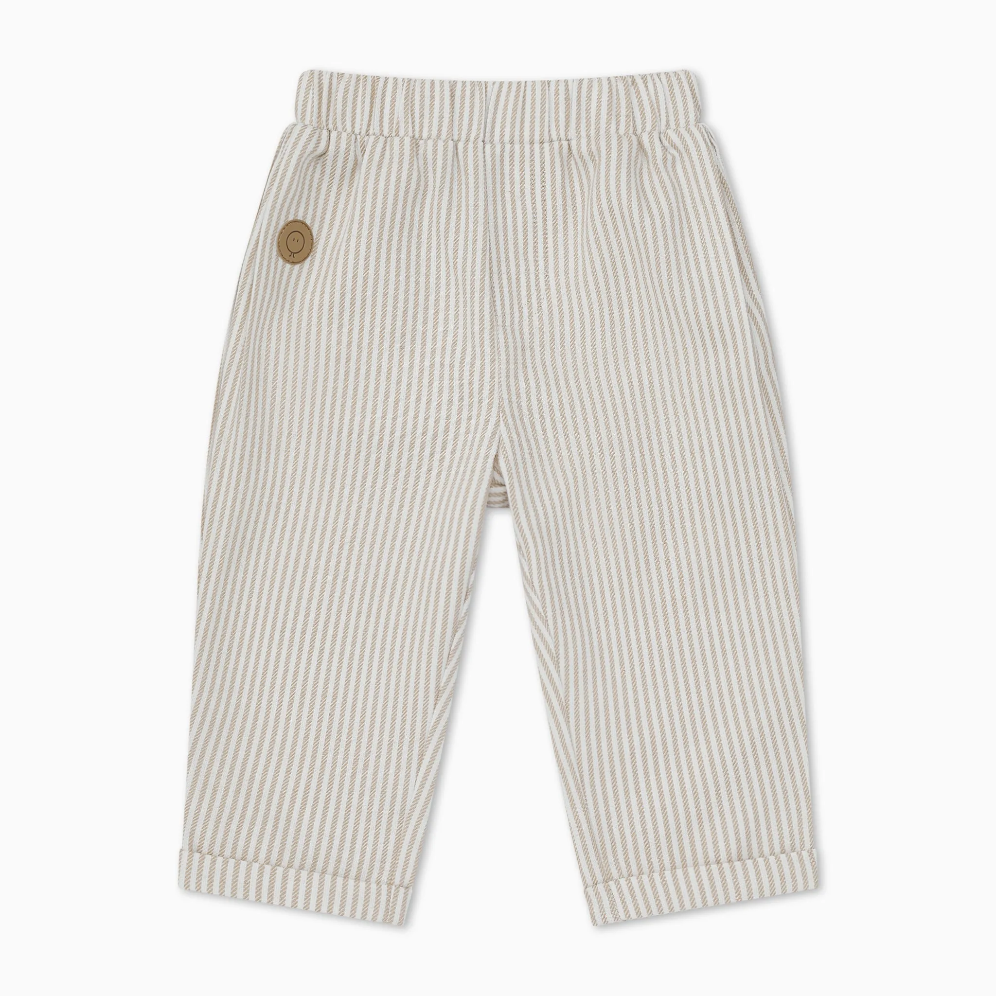 Striped Organic Cotton Trousers