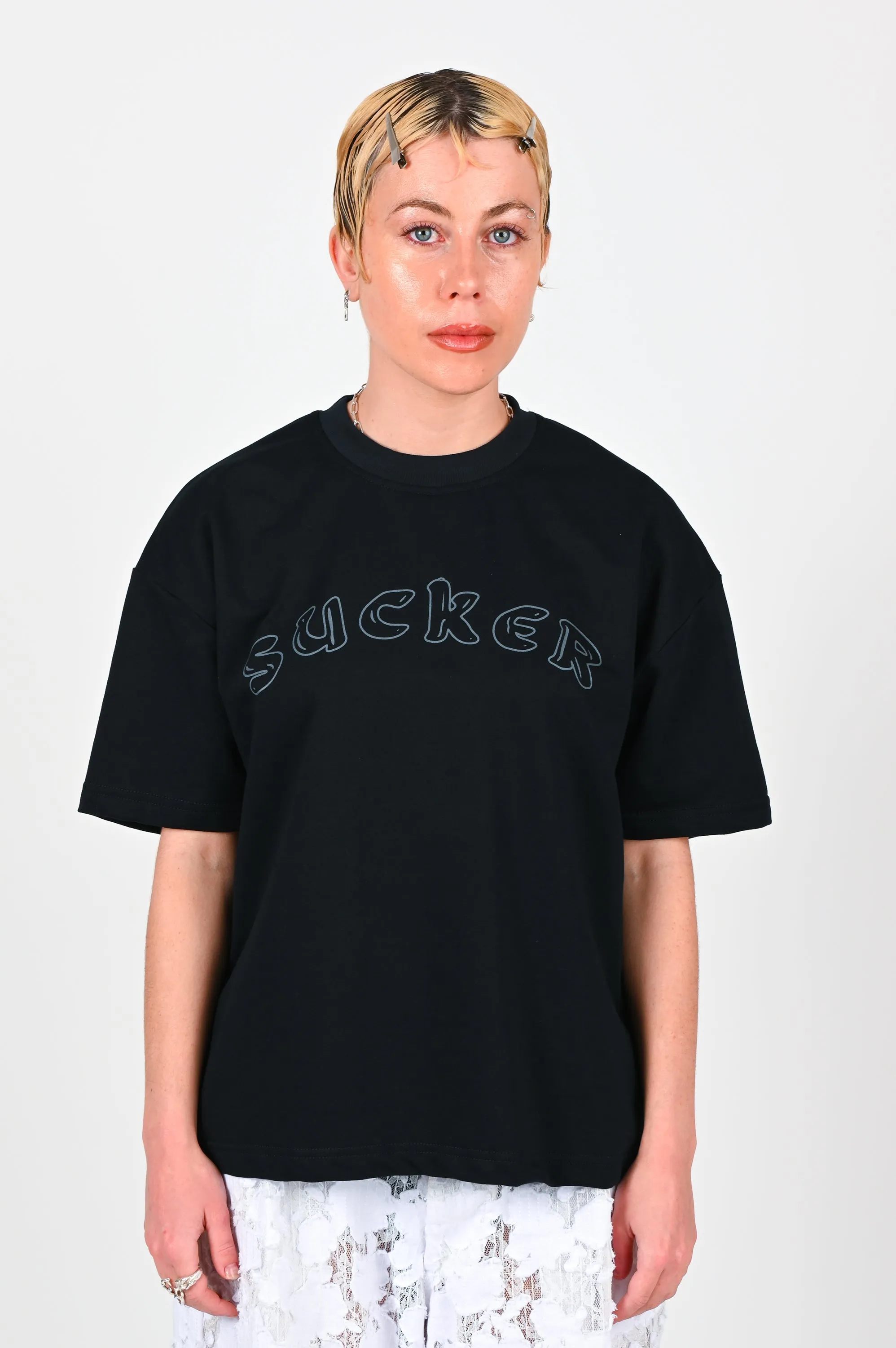 Sucker 'Guidance' Tee in Black