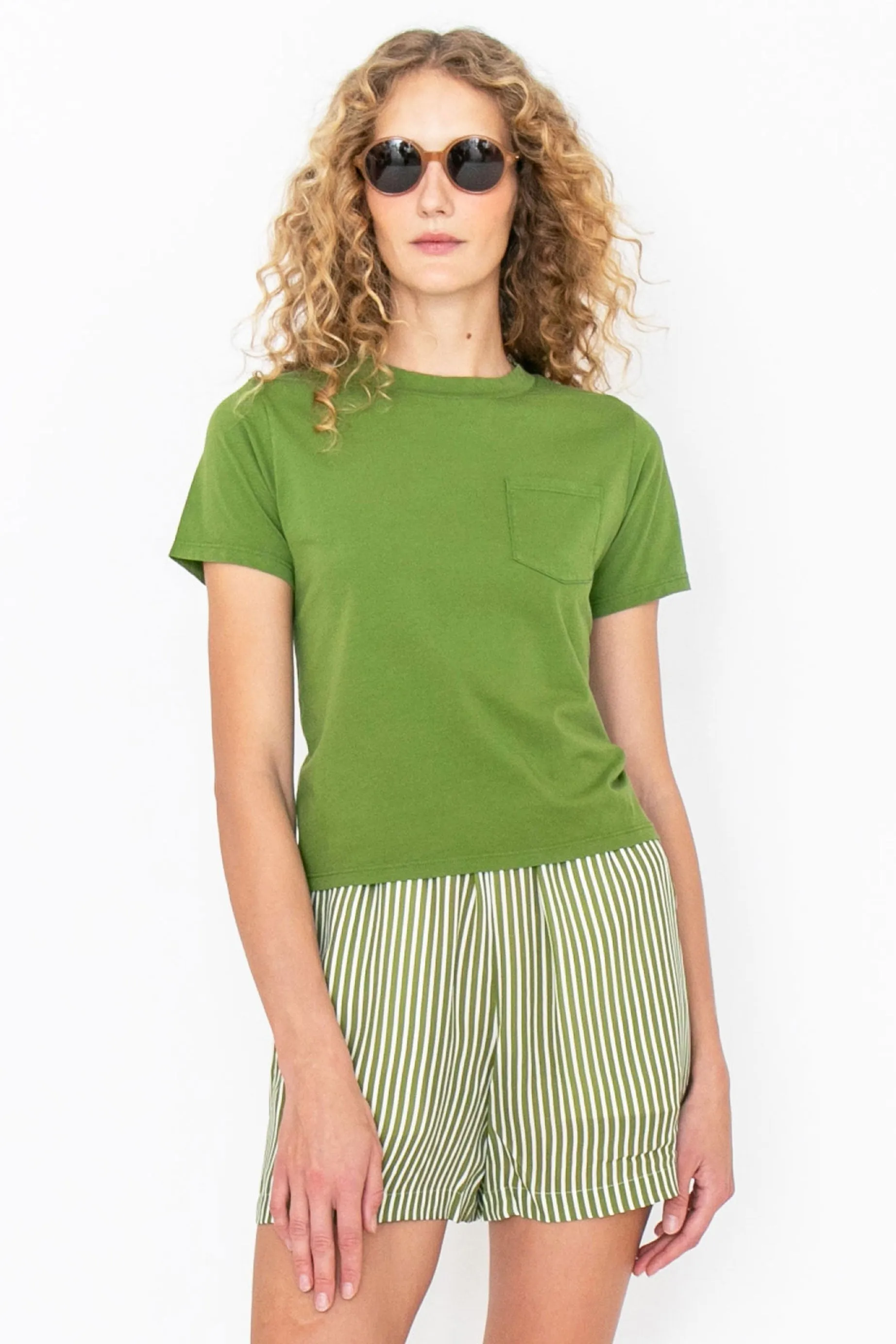 The Wynn Baby Tee - Grass