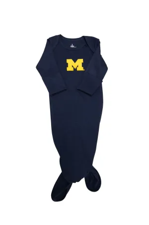 Unisex University of Michigan Knotted Gown