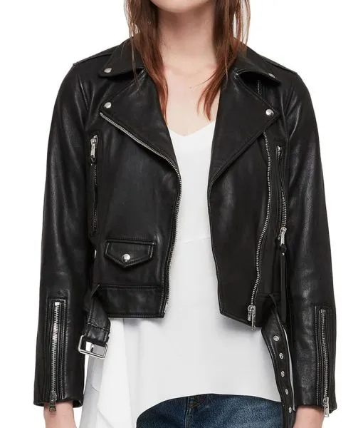 Valley Girl Camila Morrone Ruby Leather Jacket