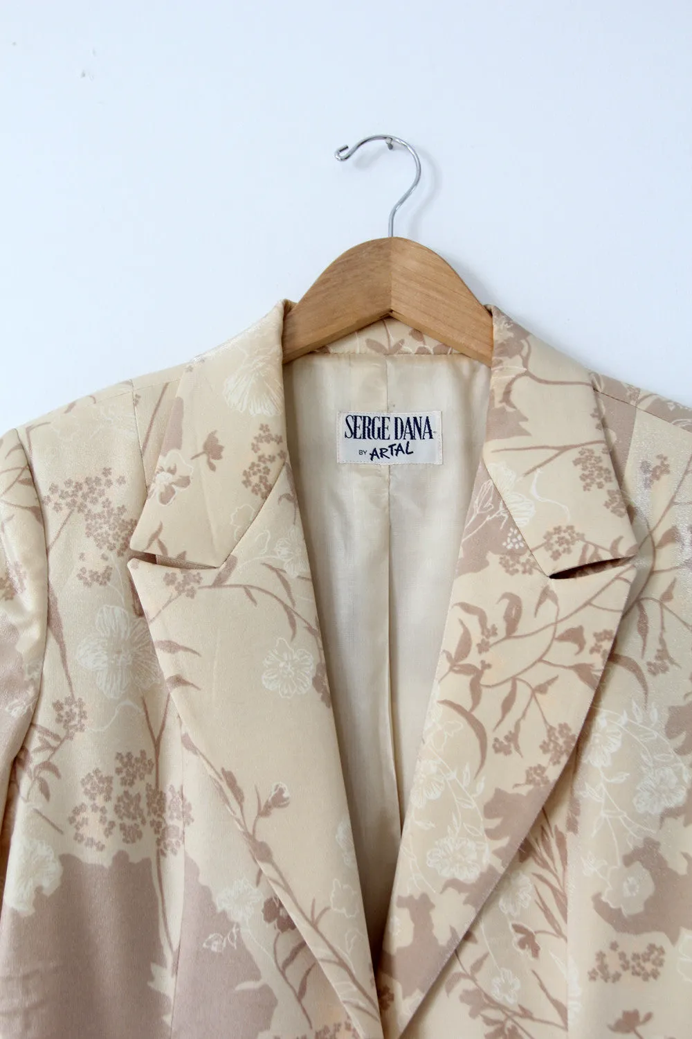 vintage Serge Dana by Artal print blazer