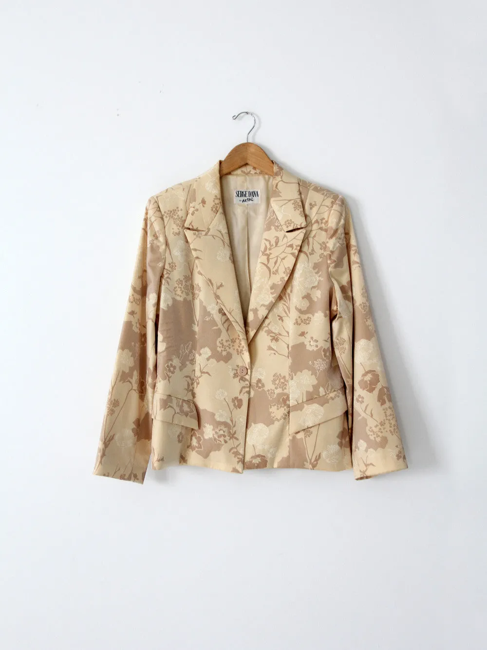 vintage Serge Dana by Artal print blazer