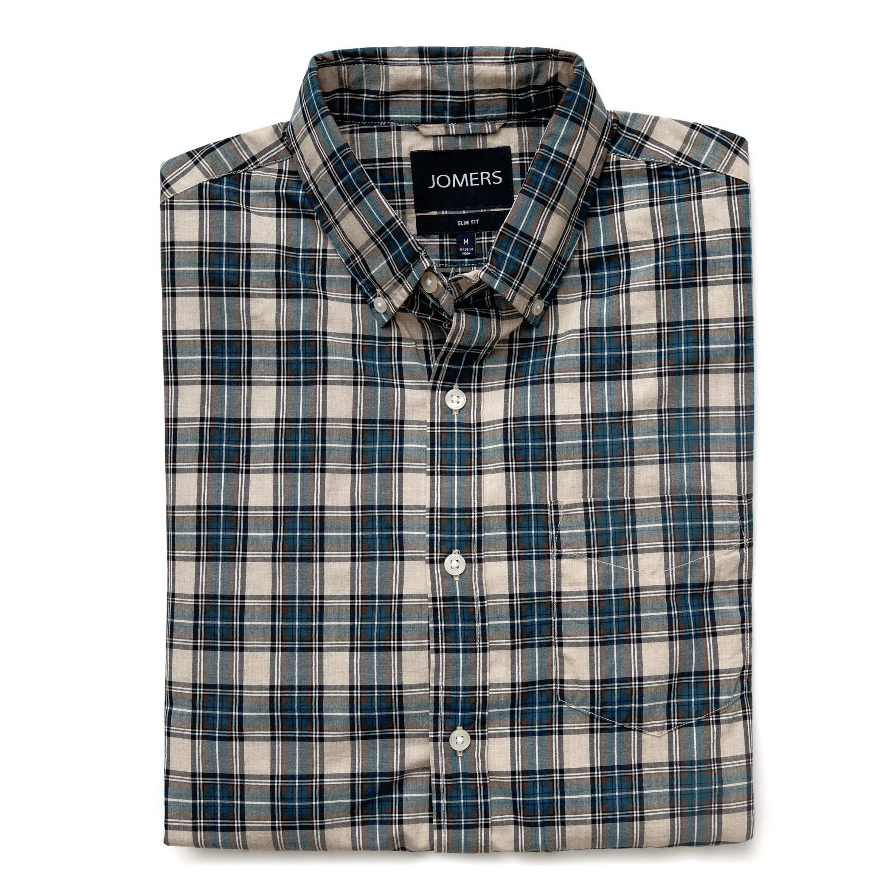 Washed Button Down Shirt - Kingston Plaid