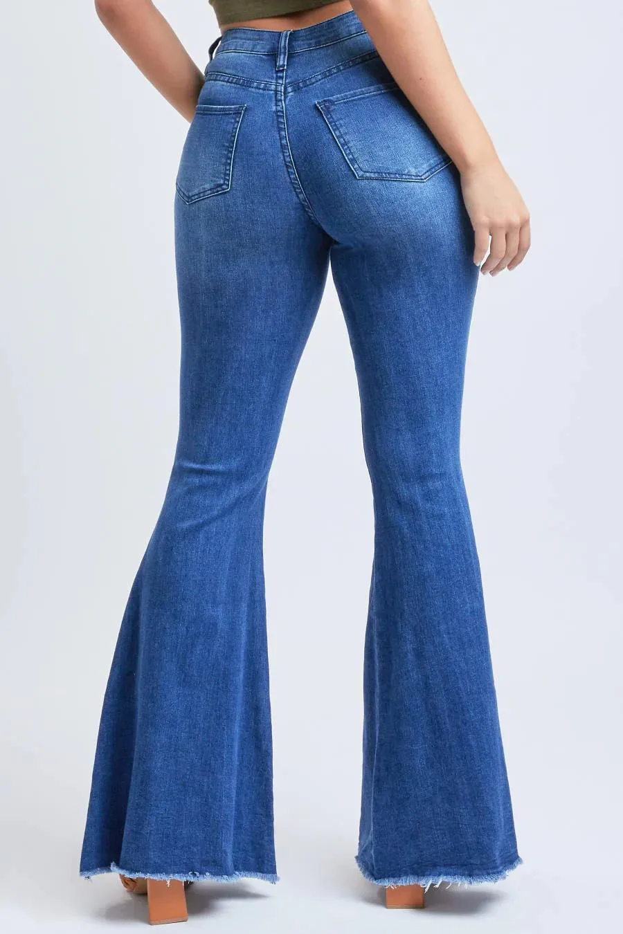 YMI Mega Bell Bottoms - Med Wash P55451N