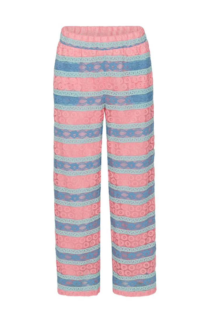 Yvonne Trousers - Pink and Blue