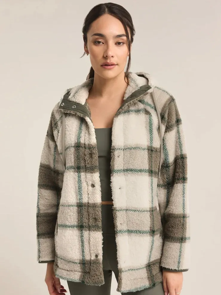 {Z Supply} Cross Country Plaid Jacket